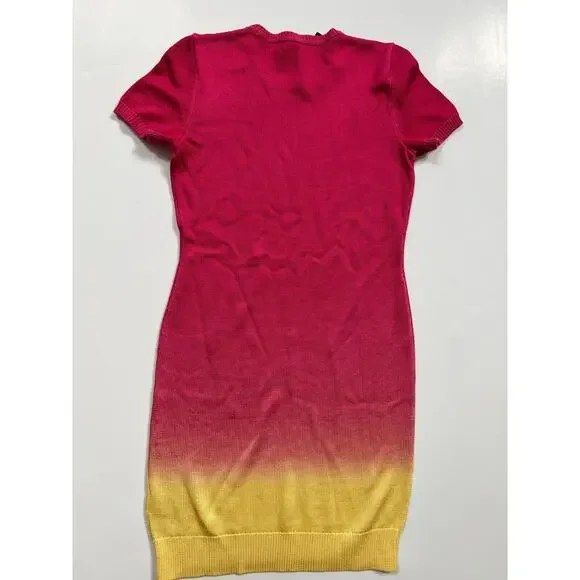 Ralph Lauren Women's Dip-Dyed Short Sleeve Jersey Dress Sz M - Picture 2 of 12